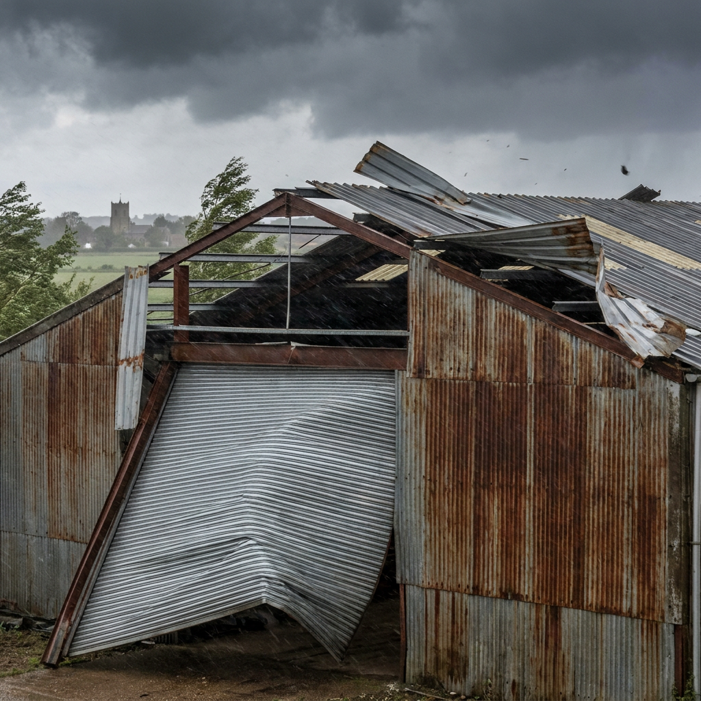 Why Your Garage Door Could Lift Your Roof Off in a Storm - Structural Engineer Huddersfield | The Beam Doctor